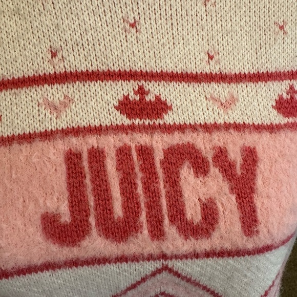 JUICY COUTURE Crew Neck Long Sleeve Pullover Sweater - Large - Picture 3 of 16